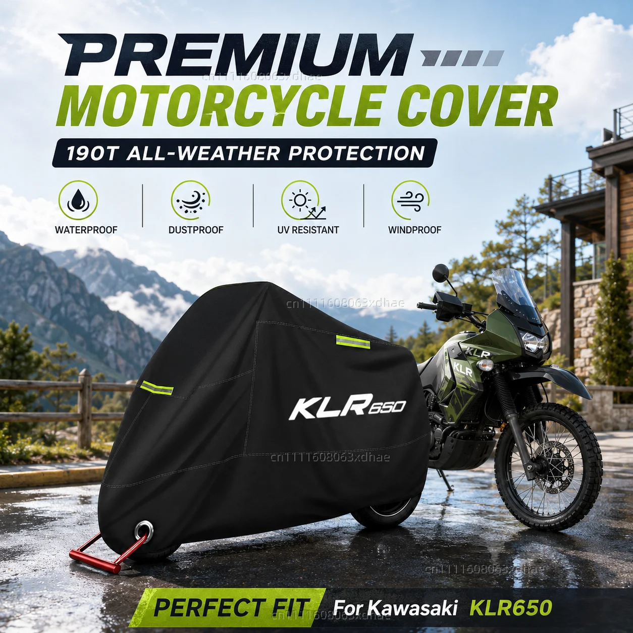 All-Weather Motorcycle Cover Outdoor Protection Waterproof 190T Oxford Cloth For For Kawasaki KLR650 KLR 650 KLR250 250
All-Weather Motorcycle Cover Outdoor Protection Waterproof 190T Oxford Cloth For For Kawasaki KLR650 KLR 650 KLR250 250