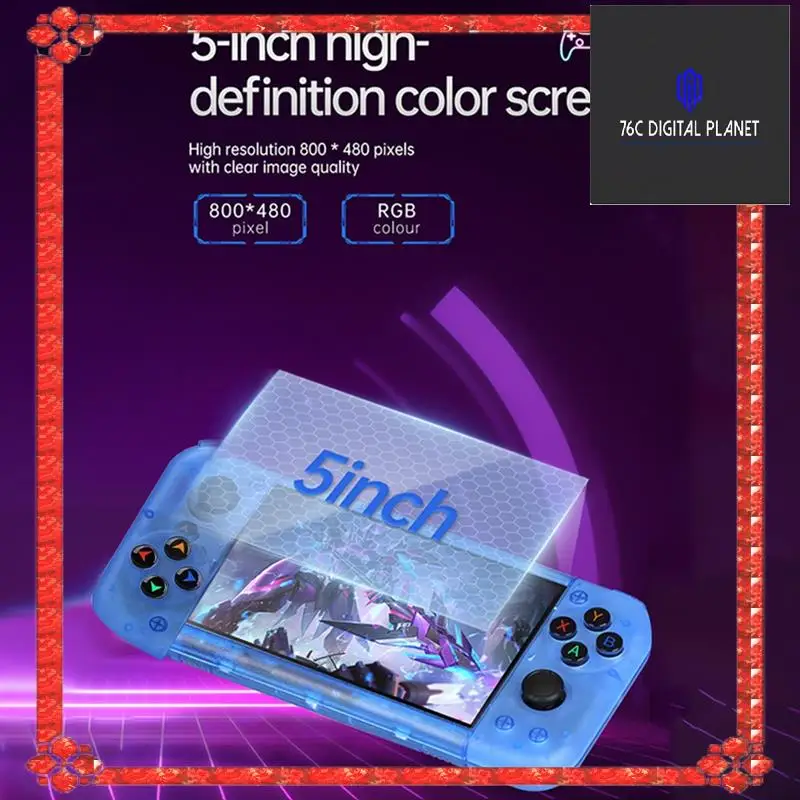 RG50XX Handheld Retro Game Console 5Inch Display 64G 20000+Video Games LINUX 3D Joystick For GBC GBA PSP 19+Simulator C
RG50XX Handheld Retro Game Console 5Inch Display 64G 20000+Video Games LINUX 3D Joystick For GBC GBA PSP 19+Simulator C