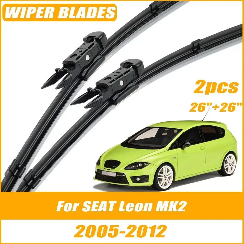 2pcs Wiper Front Wiper Blades For SEAT Leon MK2 2005-2012 Windshield Windscreen Clean Window Car Rain Brushes 26"+26"
2pcs Wiper Front Wiper Blades For SEAT Leon MK2 2005-2012 Windshield Windscreen Clean Window Car Rain Brushes 26"+26"