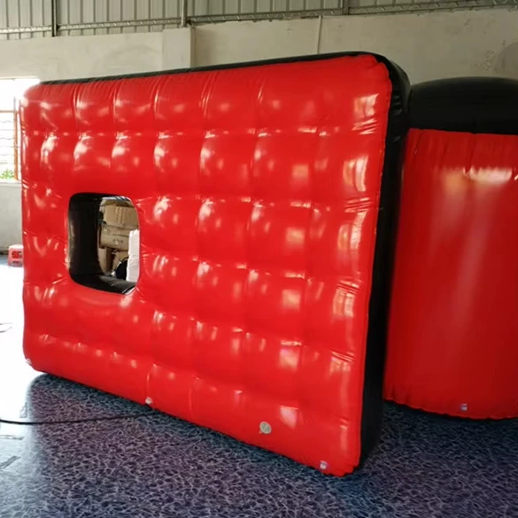 Wholesale Army High Wall Inflatable Tactical Air Bunker Window Speedball Bunkers Inflatable Paintball Bunkers For Shoot Sport
Wholesale Army High Wall Inflatable Tactical Air Bunker Window Speedball Bunkers Inflatable Paintball Bunkers For Shoot Sport