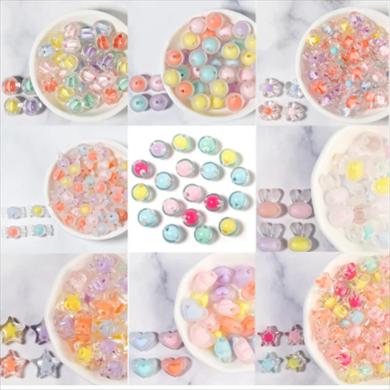 Acrylic Flat Round Transparent Variety of Light-Colored Beads in Beads DIY Hair Rope Bracelet Necklet Beaded Jewelry Accessories
Acrylic Flat Round Transparent Variety of Light-Colored Beads in Beads DIY Hair Rope Bracelet Necklet Beaded Jewelry Accessories