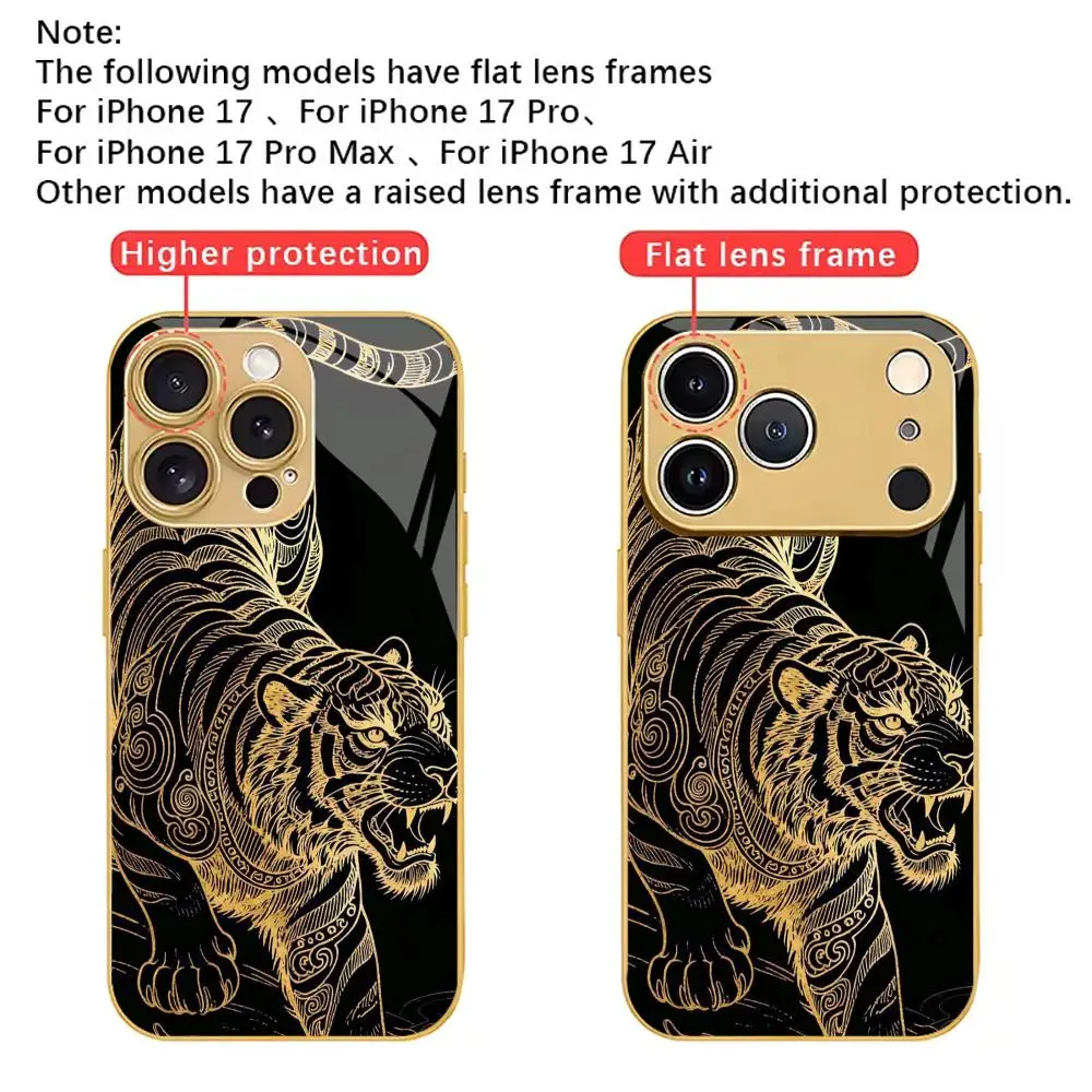 Fashionable electroplated Tiger iPhone Case For iPhone17 16 15 14 13 12 Pro Max Air Plus Shockproof Cover,Gifts for Friend Cover
Fashionable electroplated Tiger iPhone Case For iPhone17 16 15 14 13 12 Pro Max Air Plus Shockproof Cover,Gifts for Friend Cover