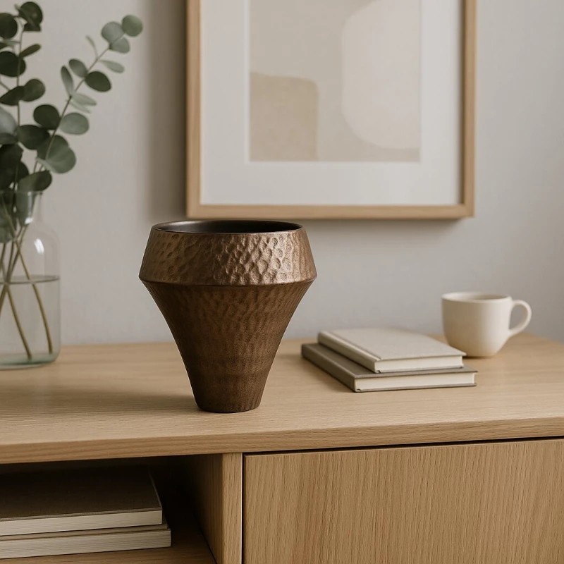 Retro Jap Ceramic Flower Vase Vintage Handmade Wabi-Sabi Gold Decorated Ornament for Club Interior High-End Decorative Accessory
Retro Jap Ceramic Flower Vase Vintage Handmade Wabi-Sabi Gold Decorated Ornament for Club Interior High-End Decorative Accessory