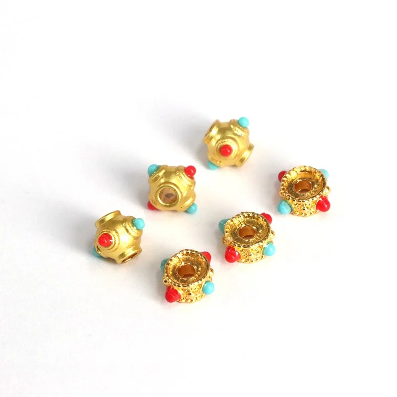 50PCSMatte Gold Color Brass Dragonfly Eyes Vintage Nepalese Beads Bracelets Spacer Beads Jewelry Making Supplies Diy Accessories
50PCSMatte Gold Color Brass Dragonfly Eyes Vintage Nepalese Beads Bracelets Spacer Beads Jewelry Making Supplies Diy Accessories