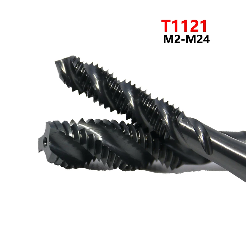 Original T1121 Spiral Flute Taps for Tapping Blind Holes in Carbon Steels Alloy Steels M2 M2.5 M3 M4 M5 M6 M8 M10 M12 M14 CNC
Original T1121 Spiral Flute Taps for Tapping Blind Holes in Carbon Steels Alloy Steels M2 M2.5 M3 M4 M5 M6 M8 M10 M12 M14 CNC