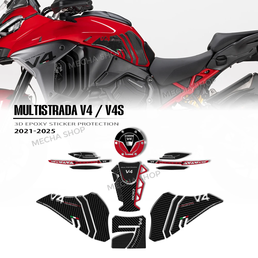 Motorcycle Accessories Fuel Tank Pad Protection Sticker Waterproof Anti-scratch 3D Resin Sticker for Multistrada V4 2025
Motorcycle Accessories Fuel Tank Pad Protection Sticker Waterproof Anti-scratch 3D Resin Sticker for Multistrada V4 2025