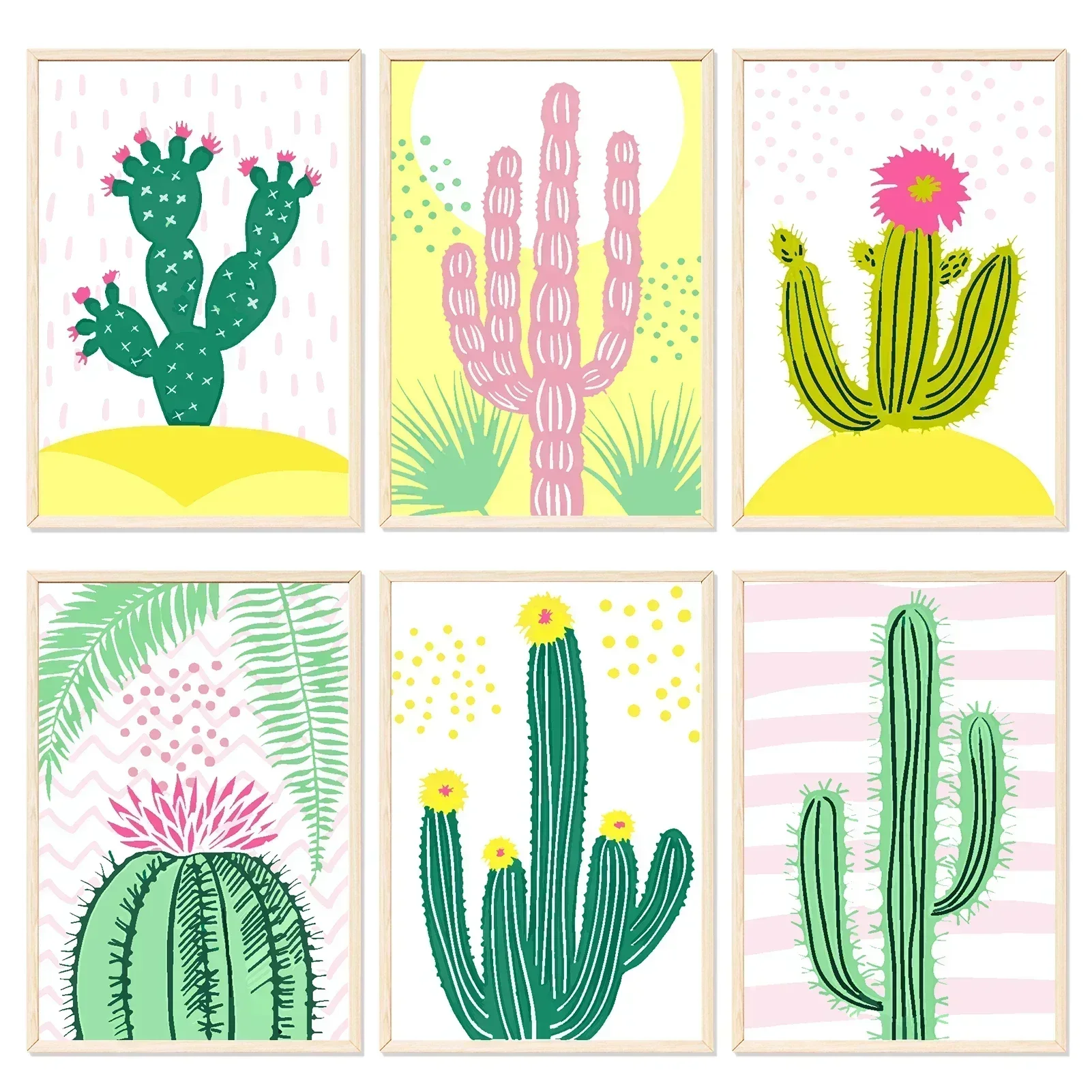 6 Pack DIY Paint By Numbers Kit for Adults Cactus, Acrylic Digital Oil Painting Art on Canvas Wall Decor Gift No Frame
6 Pack DIY Paint By Numbers Kit for Adults Cactus, Acrylic Digital Oil Painting Art on Canvas Wall Decor Gift No Frame
