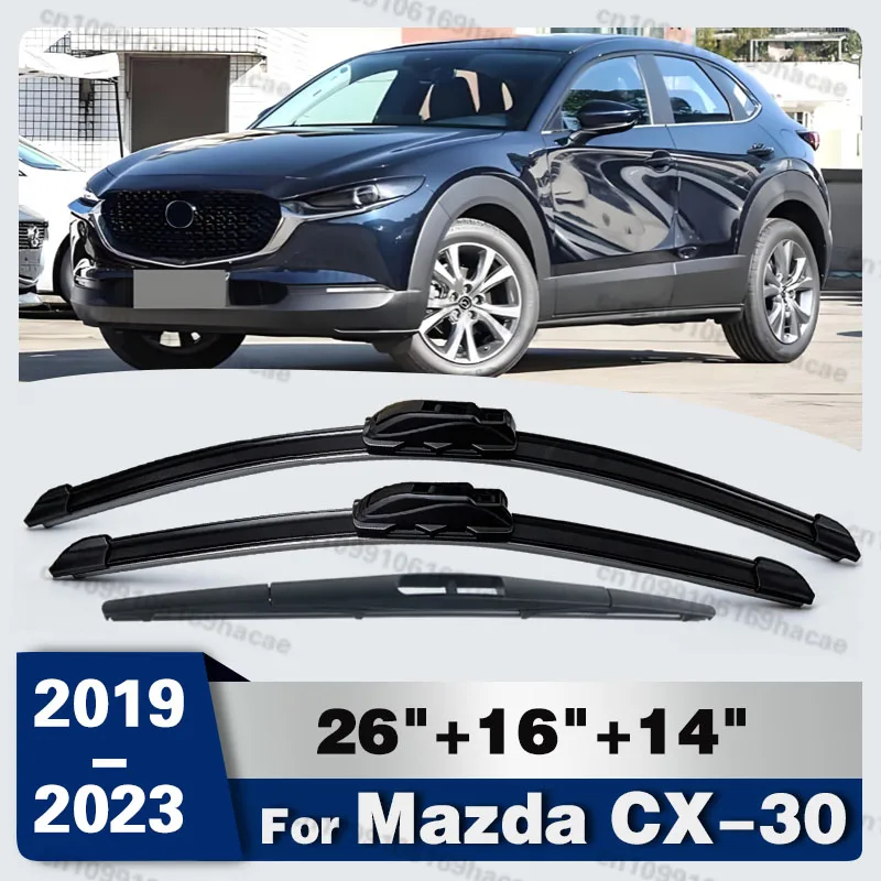 For Mazda CX-30 CX30 2019-2023 2020 2021 2022 Wiper Front & Rear Wiper Blades Windshield Windscreen Window Brushes 26"+16"+14"
For Mazda CX-30 CX30 2019-2023 2020 2021 2022 Wiper Front & Rear Wiper Blades Windshield Windscreen Window Brushes 26"+16"+14"