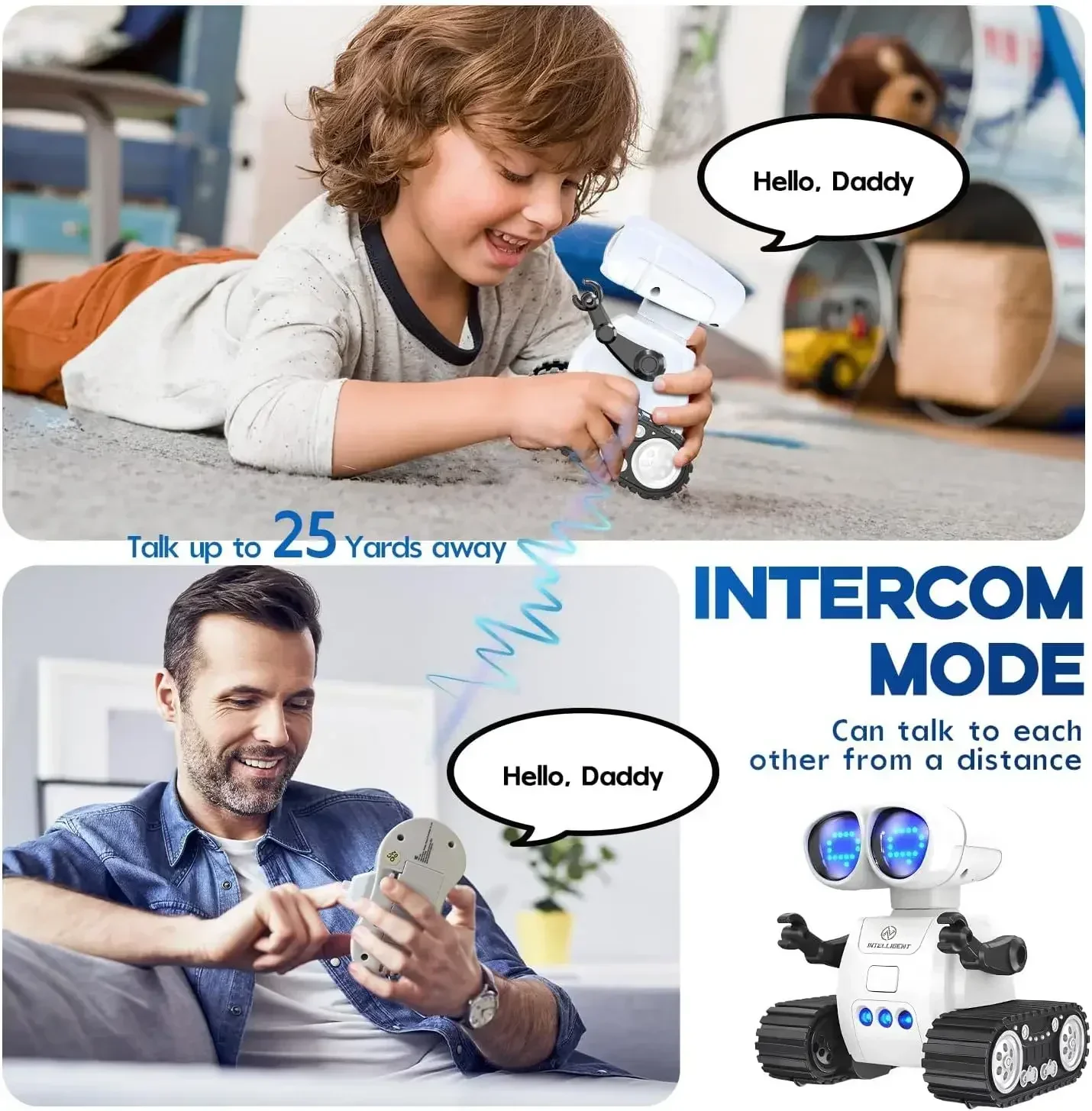 RC перезаряжаемый робот с дистанционным управлением, игрушки с музыкальными светодиодными глазами, рация, робот, игрушки для детей, подарки, игрушка-робот для малышей
RC перезаряжаемый робот с дистанционным управлением, игрушки с музыкальными светодиодными глазами, рация, робот, игрушки для детей, подарки, игрушка-робот для малышей