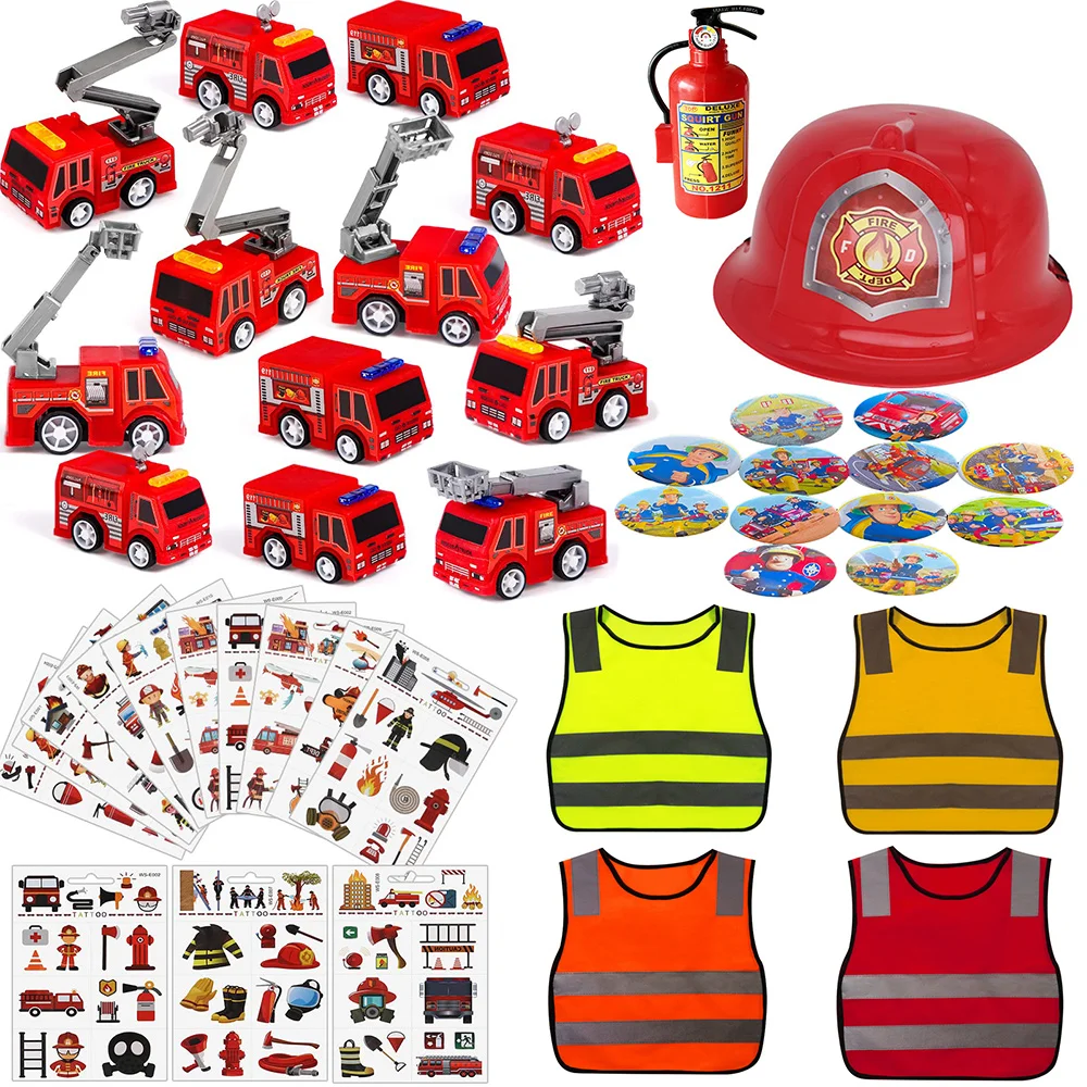 Firefighter Party Supplies Include Fire Truck Toy Kid Firefighter Helmets Stickers Accessories Toddler Birthday Gift
Firefighter Party Supplies Include Fire Truck Toy Kid Firefighter Helmets Stickers Accessories Toddler Birthday Gift