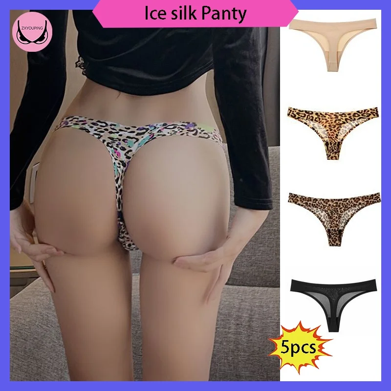 ZXYOUPING 5pcs Kit Sexy Ice Silk G String Panties for women Low Waist Breathable Plus Size Seamless Panty M-XXL
ZXYOUPING 5pcs Kit Sexy Ice Silk G String Panties for women Low Waist Breathable Plus Size Seamless Panty M-XXL