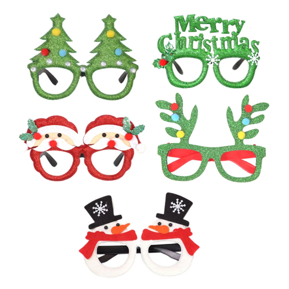 5pcs Christmas Glasses Suit Quality Material Reusable Novelty Party Decorations Frame Xmas Photo Fun Shape Cool Christmas
5pcs Christmas Glasses Suit Quality Material Reusable Novelty Party Decorations Frame Xmas Photo Fun Shape Cool Christmas