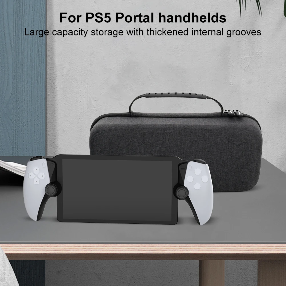 For PS 5 Portal Handheld Console Protective Case with Mesh Pocket Hard Anti Scratch Carrying Bag Wear Resist Gaming Accessories
For PS 5 Portal Handheld Console Protective Case with Mesh Pocket Hard Anti Scratch Carrying Bag Wear Resist Gaming Accessories