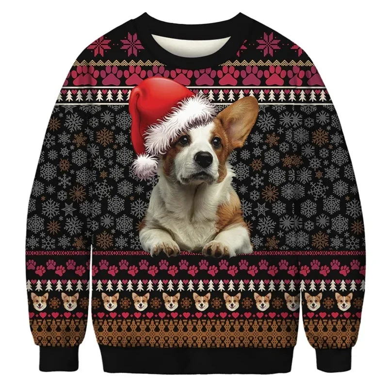 2024 3d Print Merry Christmas Funny Animal Graphic Sweatshirts For Men Women Long Sleeve Oversized Pullovers Hoodies Ropa Hombre
2024 3d Print Merry Christmas Funny Animal Graphic Sweatshirts For Men Women Long Sleeve Oversized Pullovers Hoodies Ropa Hombre