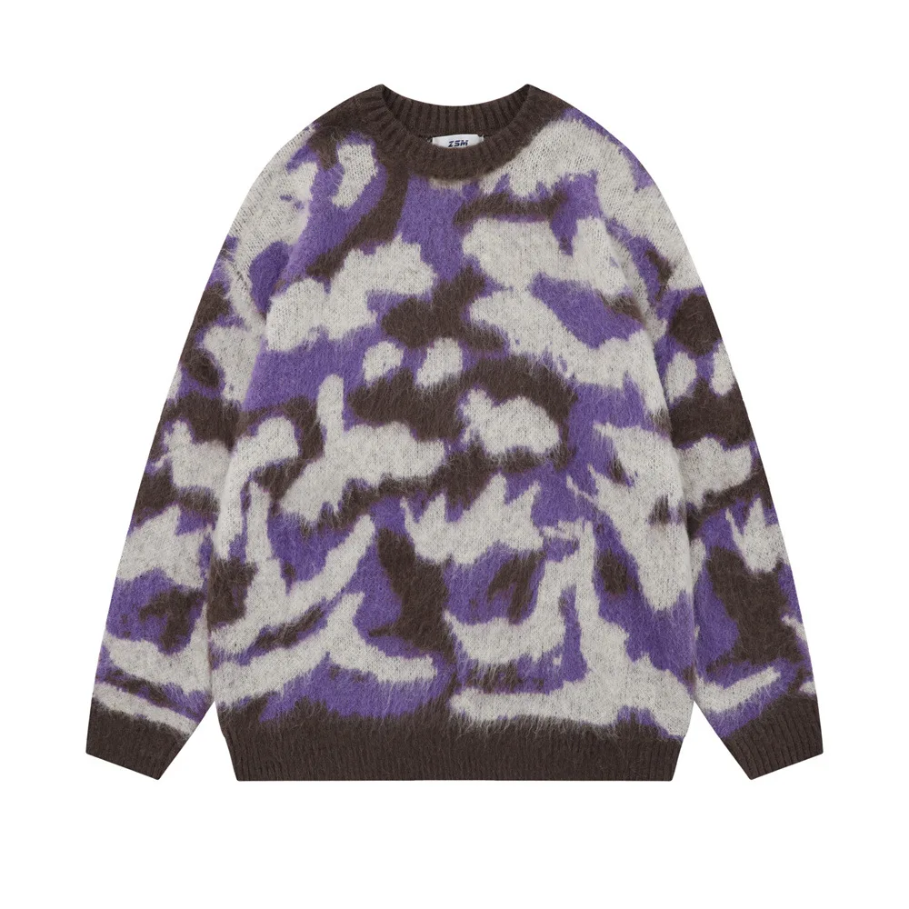 Men's Tie Dyed Camouflage Knit Thickened Street Loose Comfortable Round Neck Pullover Casual Contrast Color Long Sleeved Sweater
Men's Tie Dyed Camouflage Knit Thickened Street Loose Comfortable Round Neck Pullover Casual Contrast Color Long Sleeved Sweater