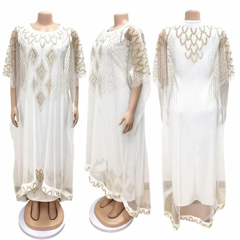 Dashiki African Dresses for Women Spring Summer African Women Short Sleeve Blue Red Black White Polyester Long Dress Maxi Dress
Dashiki African Dresses for Women Spring Summer African Women Short Sleeve Blue Red Black White Polyester Long Dress Maxi Dress