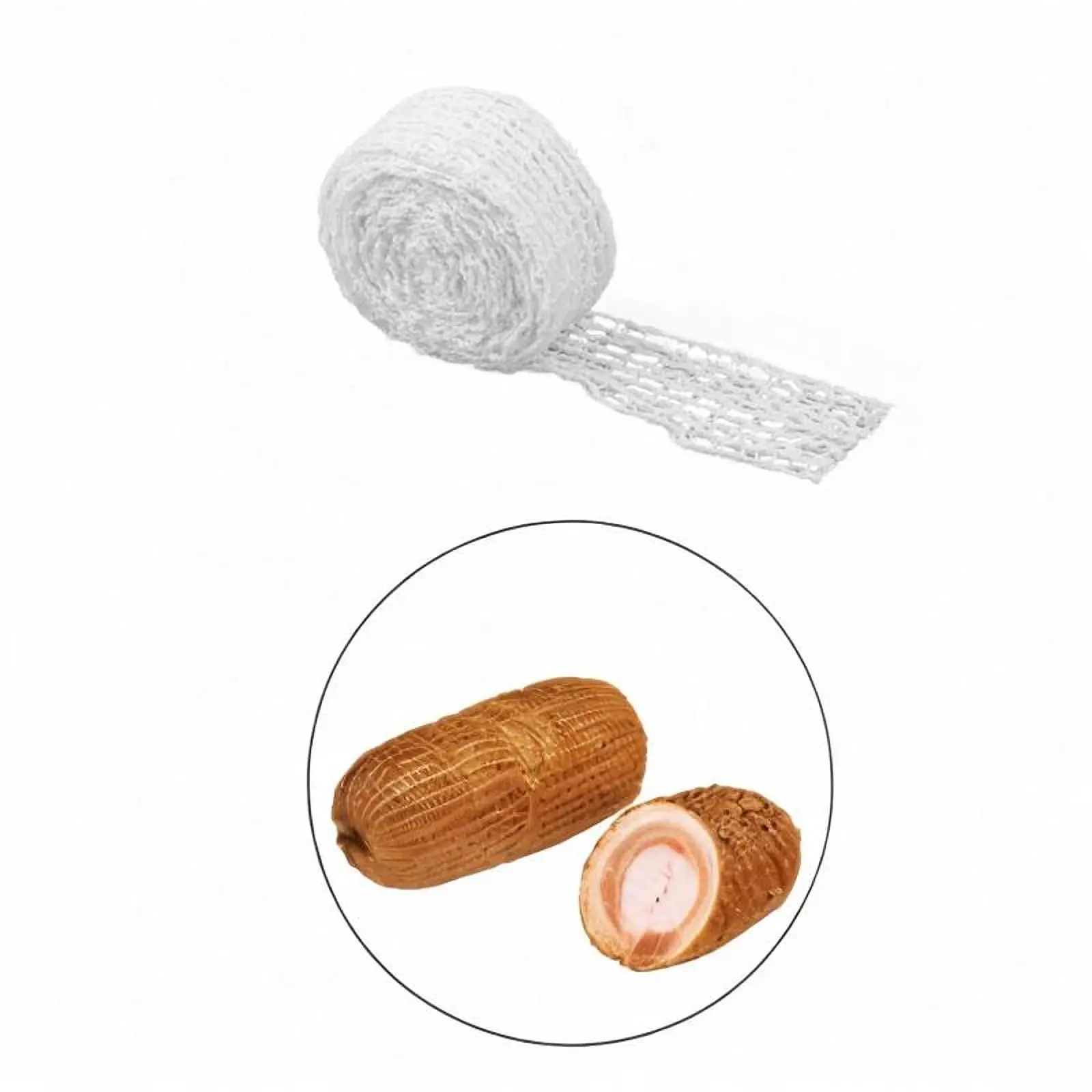 Сетка для упаковки колбас в рулонах с мясной сеткой, многофункциональная упаковочная сетка для ветчины для птицы
Сетка для упаковки колбас в рулонах с мясной сеткой, многофункциональная упаковочная сетка для ветчины для птицы