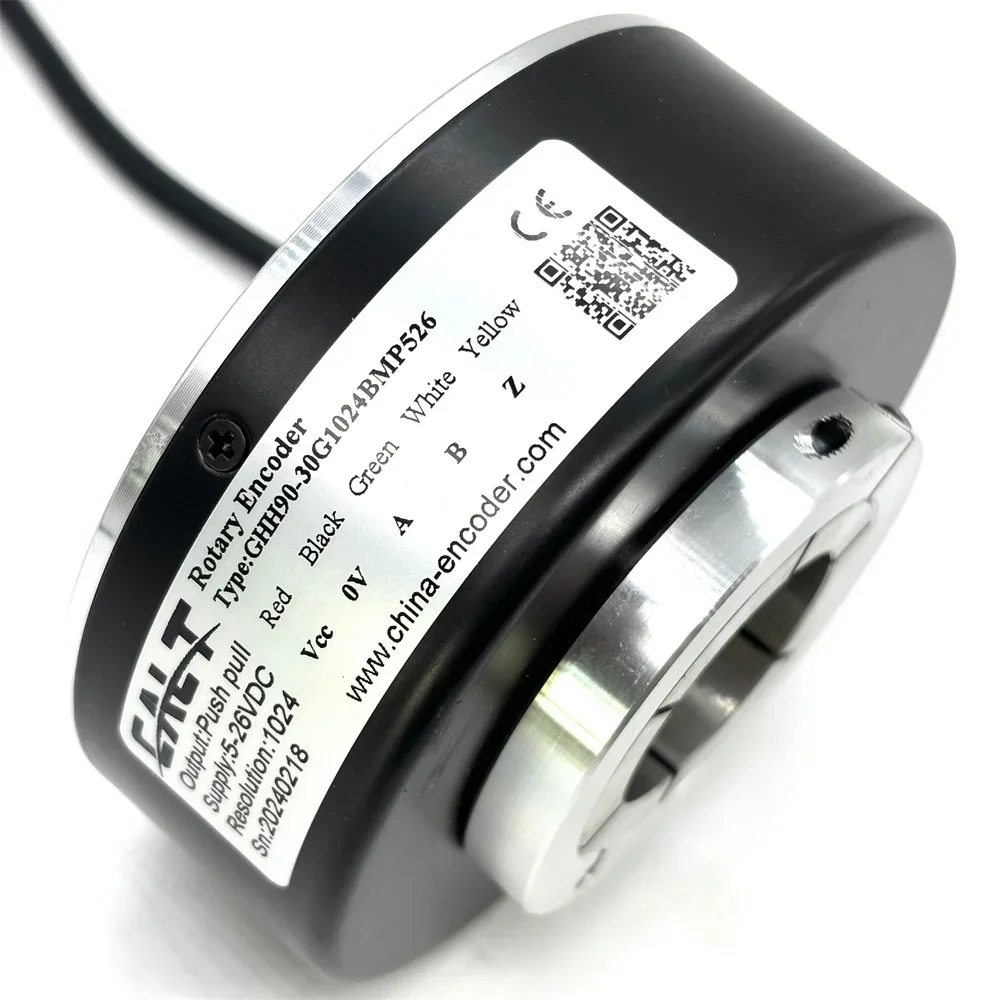 New elevator encoder line driver output 3600PPR hollow shaft incremental rotary encoder GHH9040G-3600BML5
New elevator encoder line driver output 3600PPR hollow shaft incremental rotary encoder GHH9040G-3600BML5