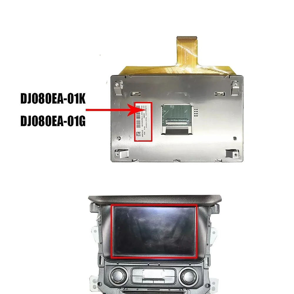 8" LCD Display DJ080EA-01K DJ080EA-01G + Touch Screen for Chevrolet GMC MYLINK 2015-2018
8" LCD Display DJ080EA-01K DJ080EA-01G + Touch Screen for Chevrolet GMC MYLINK 2015-2018