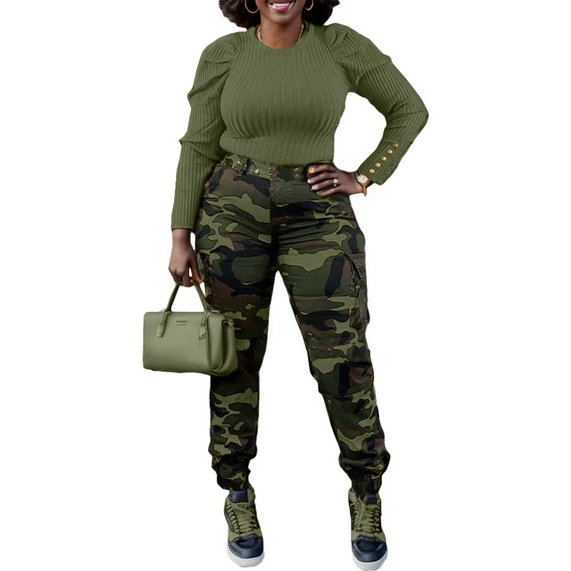 Women’s Printed Slim Cargo Pants 2025 Spring/Summer Pocket Jogger Street Fashion Trousers
Women’s Printed Slim Cargo Pants 2025 Spring/Summer Pocket Jogger Street Fashion Trousers