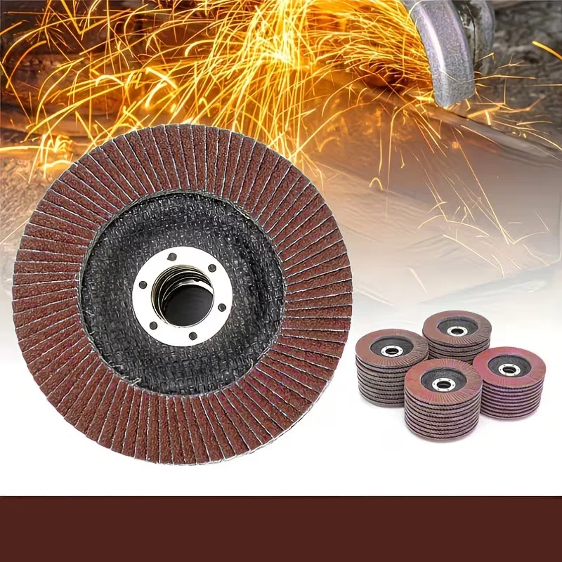 115mm Flap Disc Sanding Wheel For Angle Grinder DIY Workshop Construction Metal Wood Grinding Weld Rust Removal Surface Finishin
115mm Flap Disc Sanding Wheel For Angle Grinder DIY Workshop Construction Metal Wood Grinding Weld Rust Removal Surface Finishin