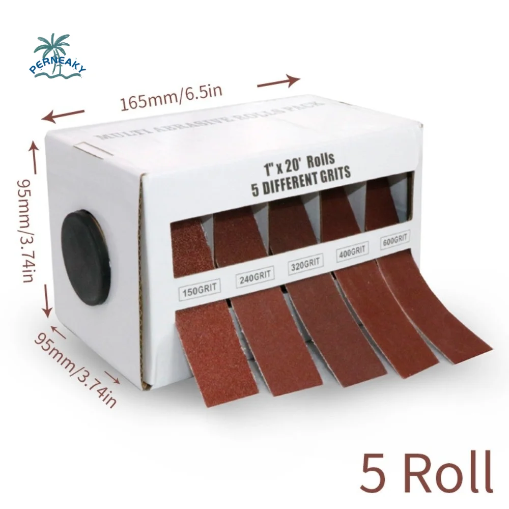 4/5/6 rolls 80/150/240/320/400/600 Grit Diamond Cloth Rolls Metal Emery Cloth with Dispenser Sandpaper Rolls
4/5/6 rolls 80/150/240/320/400/600 Grit Diamond Cloth Rolls Metal Emery Cloth with Dispenser Sandpaper Rolls