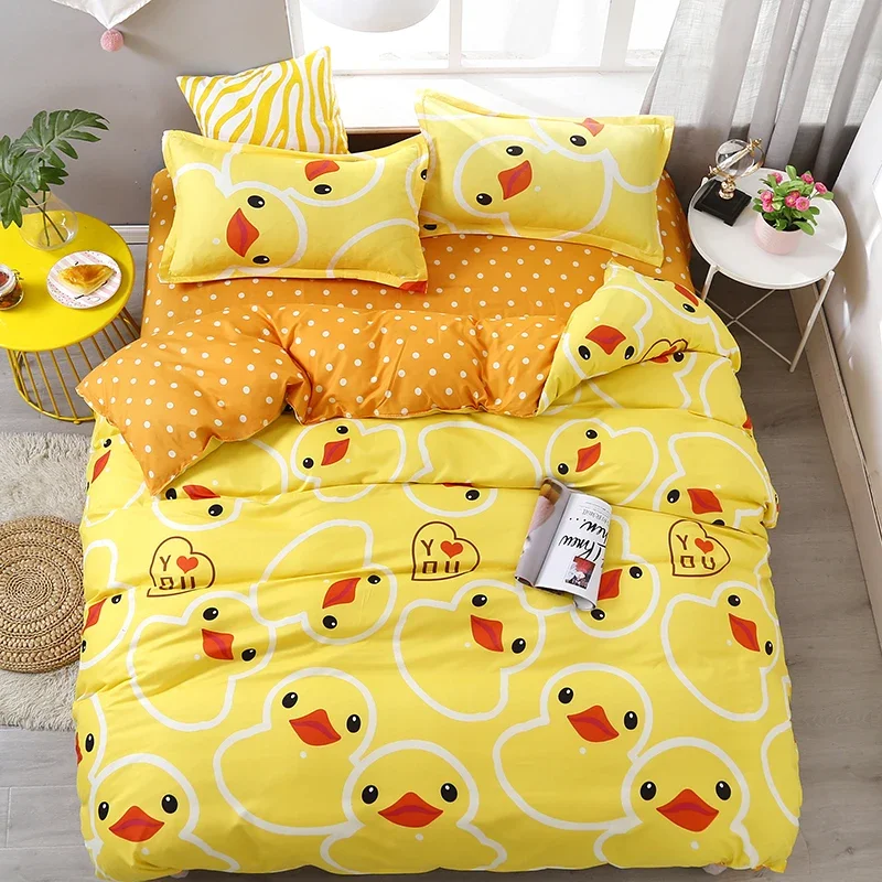 Cartoon Duck Duvet Cover Twin Queen Size, Cute Farmhouse Livestock Yellow Duck Bedding Set for Kids Boy Bedroom Decor 3/4pcs Set
Cartoon Duck Duvet Cover Twin Queen Size, Cute Farmhouse Livestock Yellow Duck Bedding Set for Kids Boy Bedroom Decor 3/4pcs Set