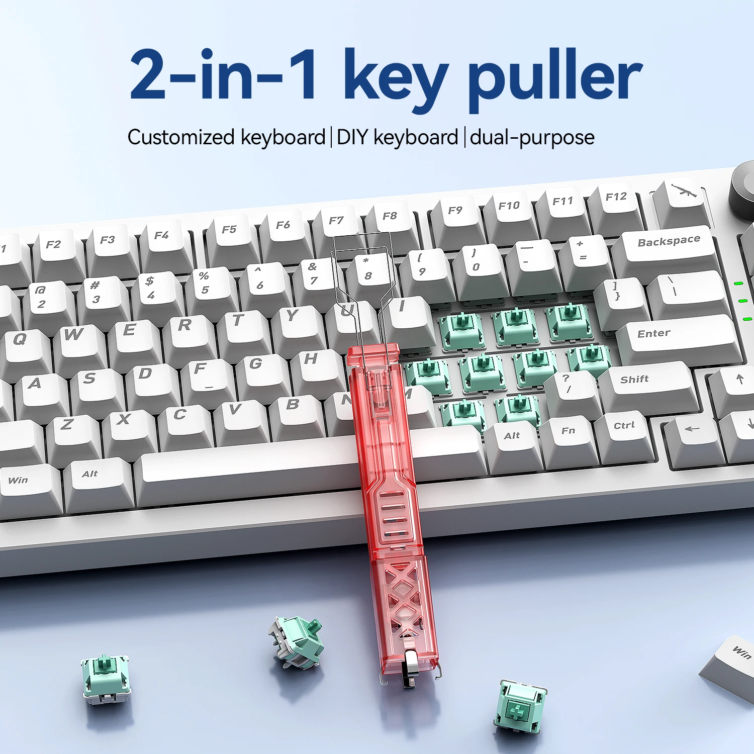 Съемник переключателей 2-в-1, четырехкулачковый съемник клавиш, съемник клавиш «сделай сам», для механической клавиатуры, игровые переключатели клавиатуры
Съемник переключателей 2-в-1, четырехкулачковый съемник клавиш, съемник клавиш «сделай сам», для механической клавиатуры, игровые переключатели клавиатуры