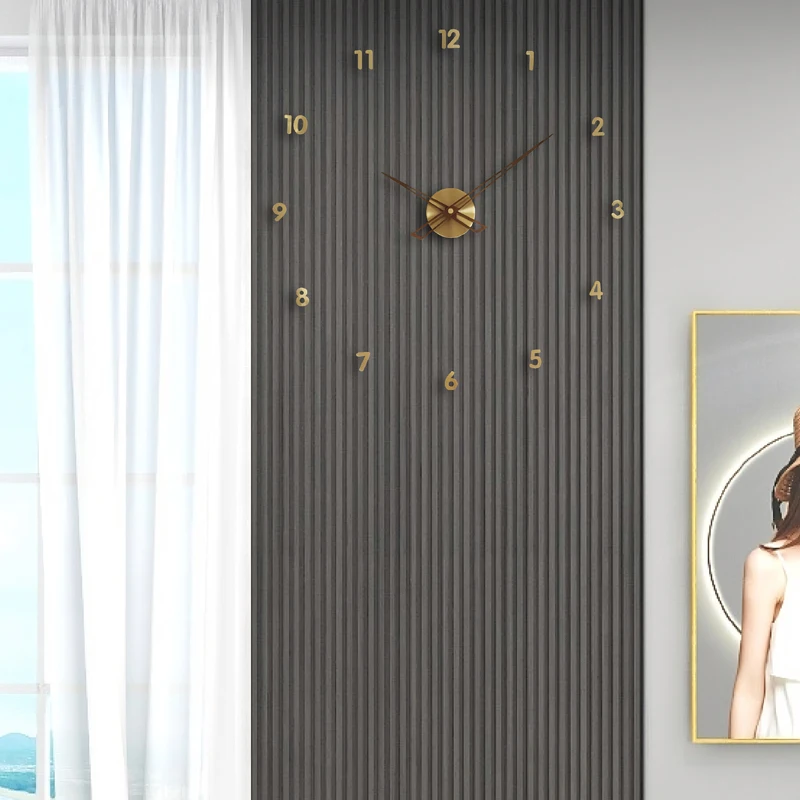 Modern light luxury brass wall clock Nordic simple Internet celebrity silent quartz clock living room decorative art home person
Modern light luxury brass wall clock Nordic simple Internet celebrity silent quartz clock living room decorative art home person