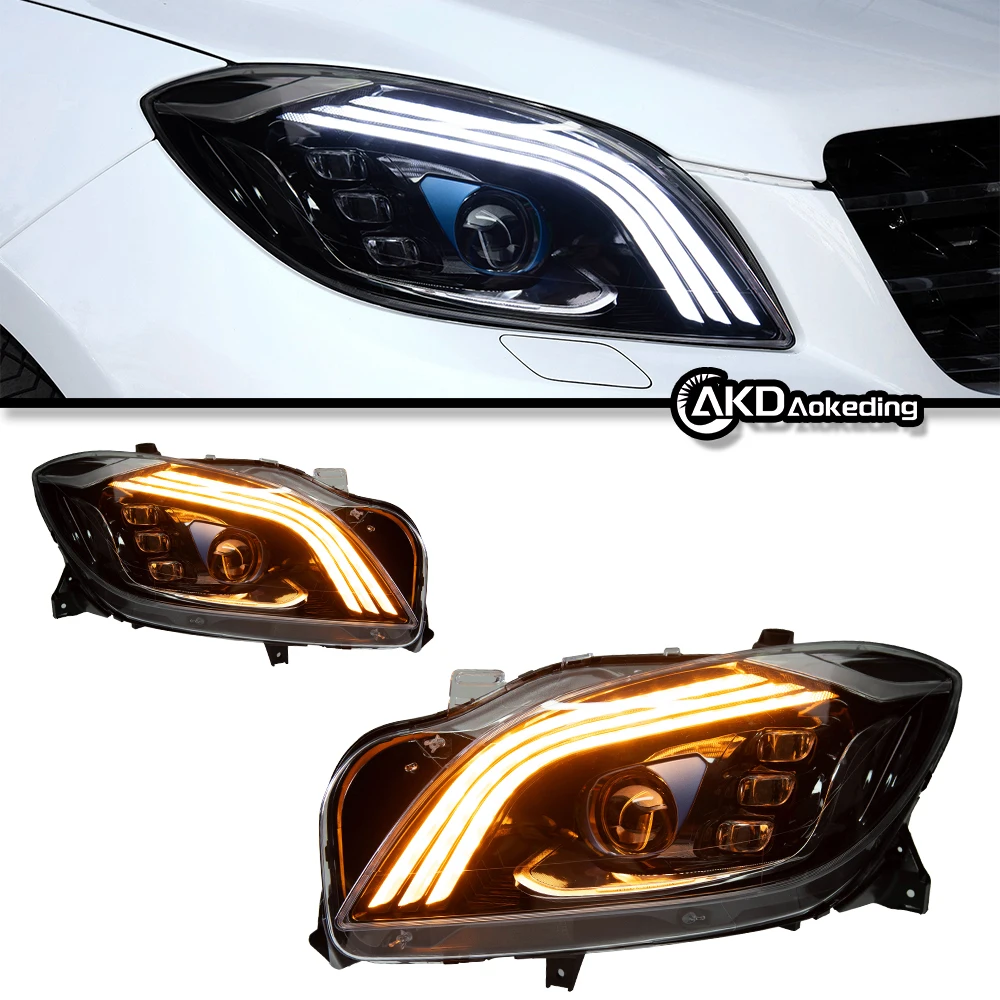 Auto Parts For Benz W164 ML Headlights 2012-2015 ML300 ML350 latest Styling LED Low Beam High Beam Car Accesorios Modified
Auto Parts For Benz W164 ML Headlights 2012-2015 ML300 ML350 latest Styling LED Low Beam High Beam Car Accesorios Modified
