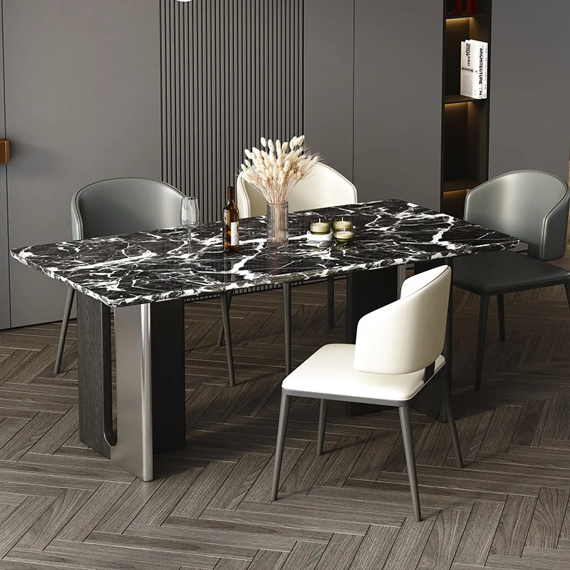 Marble, French, dining table, solid wood, light luxury, rectangular, Nordic, modern
Marble, French, dining table, solid wood, light luxury, rectangular, Nordic, modern