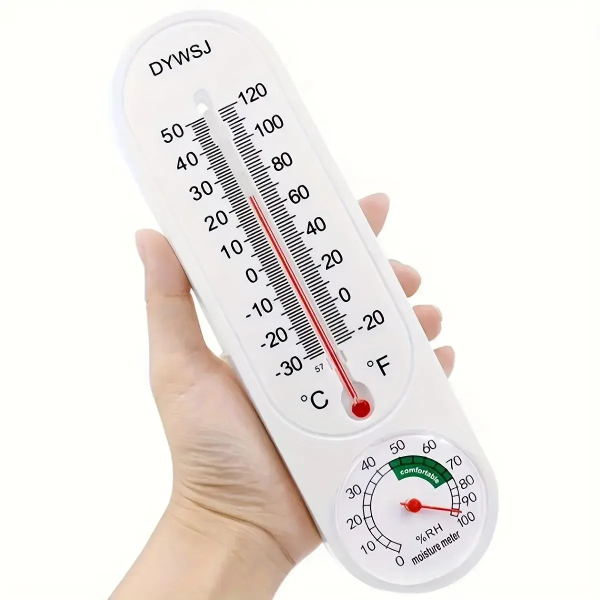 1pcs Outdoor/Indoor Thermometer Hygrometer,Temperature Humidity Gauge Meter with Celsius/Fahrenheit,Humidity Monitor,for Patio Field Cellar Garden Humidors Greenhouse Closet
1pcs Outdoor/Indoor Thermometer Hygrometer,Temperature Humidity Gauge Meter with Celsius/Fahrenheit,Humidity Monitor,for Patio Field Cellar Garden Humidors Greenhouse Closet