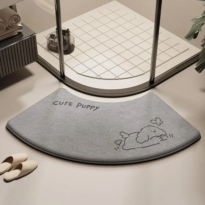 Modern Style Bathroom Carpet Memory Foam Arc Shape Quick Dry Non Slip Bath Mat Home Toilet Foot Pad Cotton Material
Modern Style Bathroom Carpet Memory Foam Arc Shape Quick Dry Non Slip Bath Mat Home Toilet Foot Pad Cotton Material