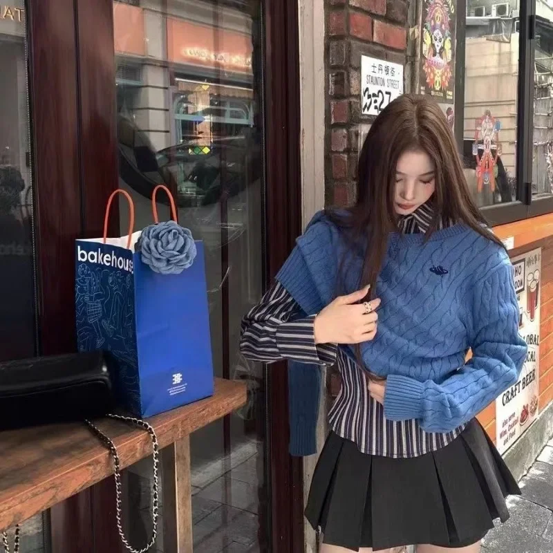Women's Shirt and Blouse Spring Autumn Striped Thin Style Female Tops Korean Reviews Clothes Cool Elegant Luxury Cute Youth Chic
Women's Shirt and Blouse Spring Autumn Striped Thin Style Female Tops Korean Reviews Clothes Cool Elegant Luxury Cute Youth Chic