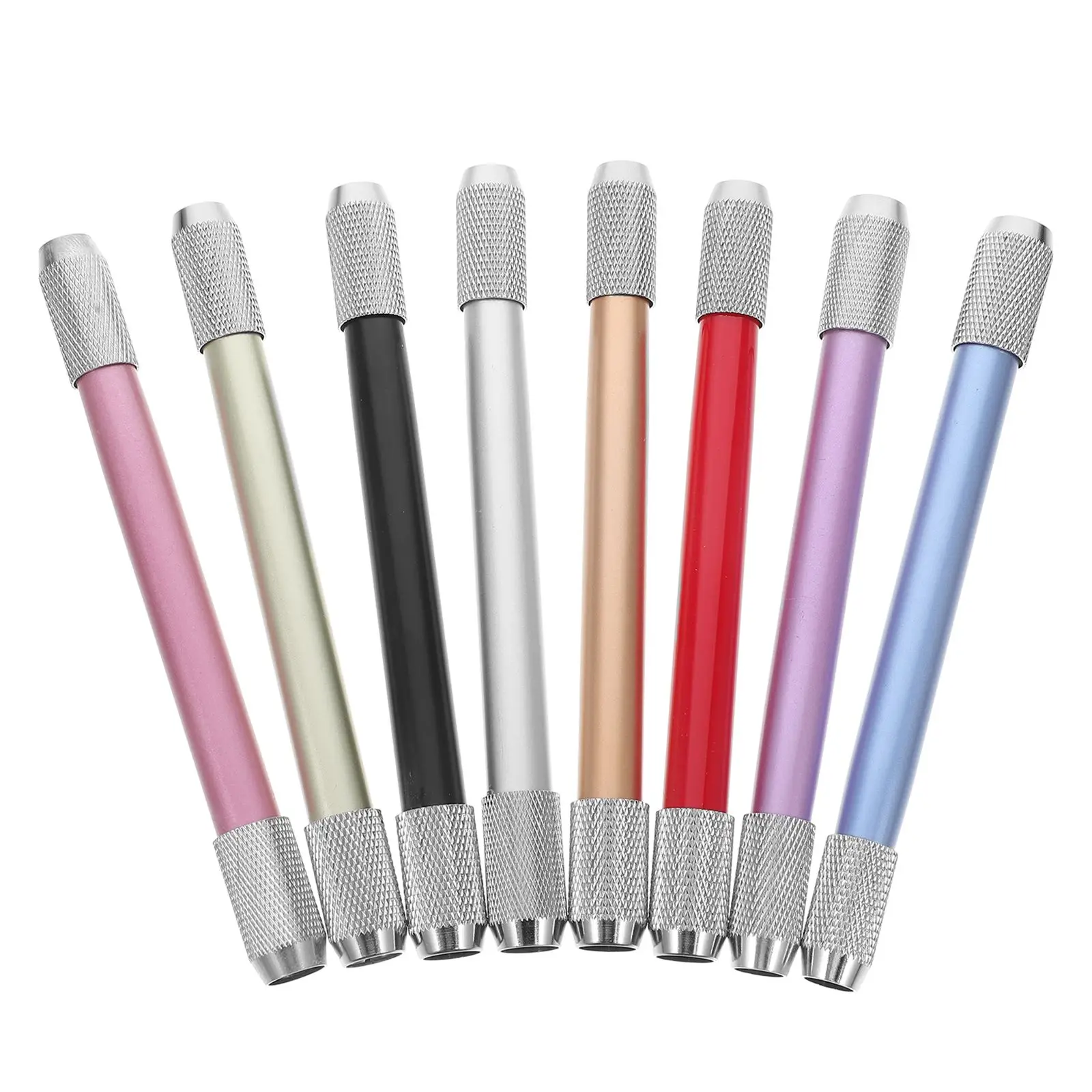 8 Pcs Dual Head Pencil Lengthener Metal Colored Gradient Holder for Artists Adjustable Extender Portable Supplies
8 Pcs Dual Head Pencil Lengthener Metal Colored Gradient Holder for Artists Adjustable Extender Portable Supplies