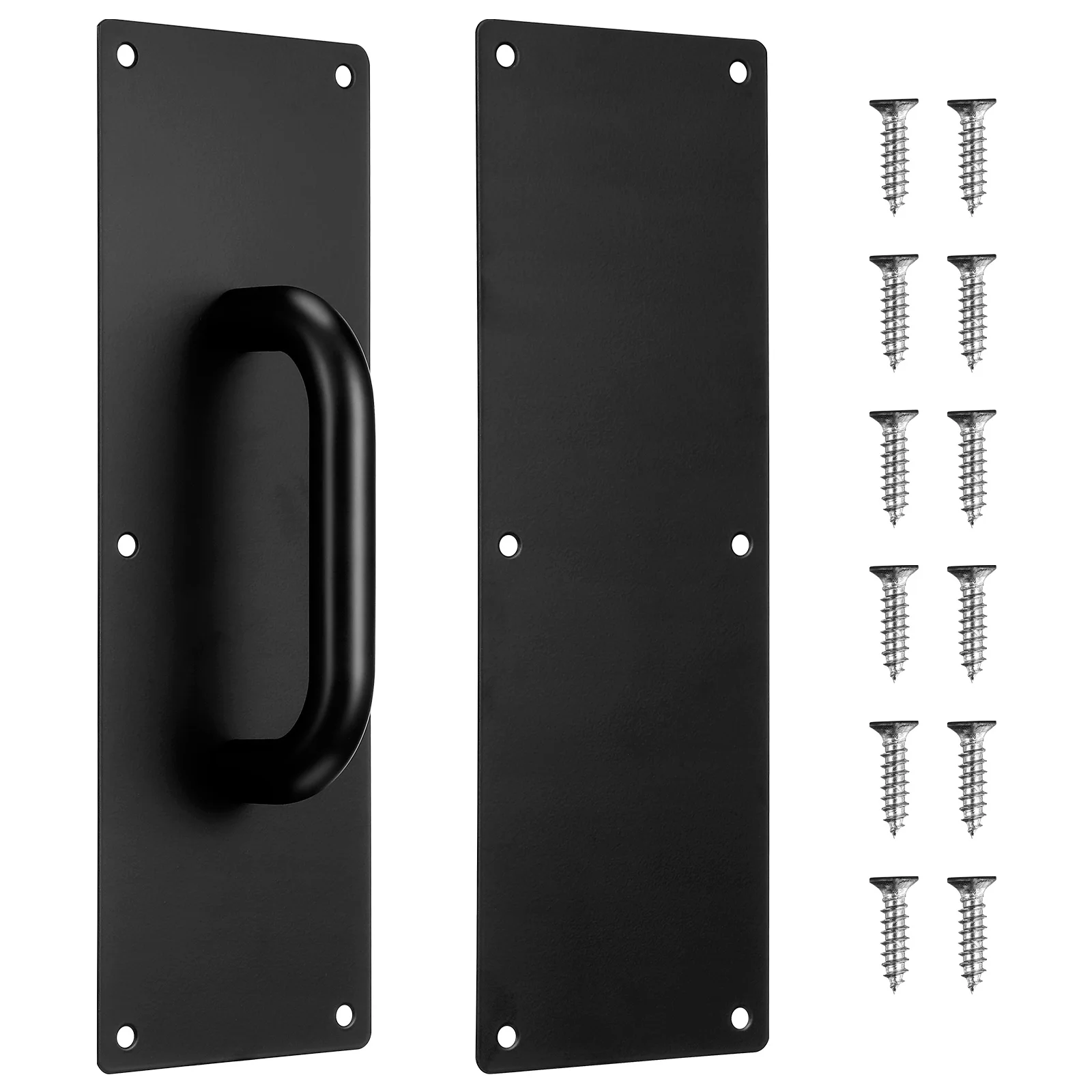 Black Stainless Steel Push Pull Plate Handle for Commercial Doors Wide Base Durable Sliding Barn Door Handles Interior
Black Stainless Steel Push Pull Plate Handle for Commercial Doors Wide Base Durable Sliding Barn Door Handles Interior