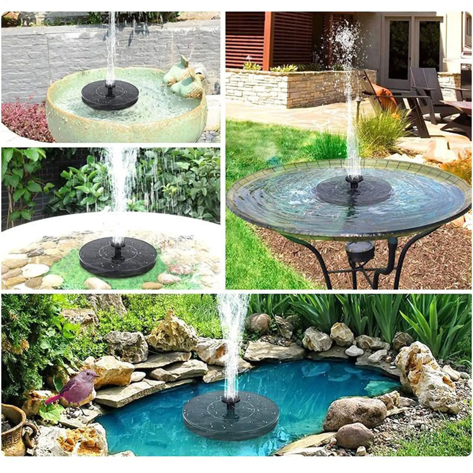 Solar Bird Bath Fountains Pool Floating Fountain Pump Hummingbird Birdbath Decorative Water Spray For Outside Patio Balcony
Solar Bird Bath Fountains Pool Floating Fountain Pump Hummingbird Birdbath Decorative Water Spray For Outside Patio Balcony