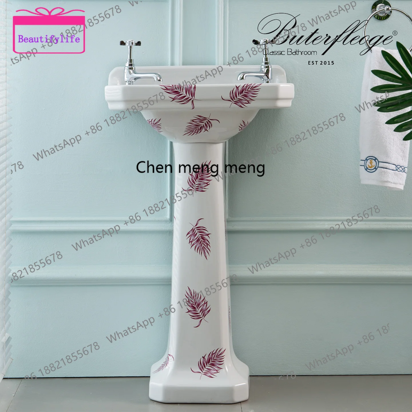 YL Small double-hole British column basin, retro washbasin, classical floor customization
YL Small double-hole British column basin, retro washbasin, classical floor customization