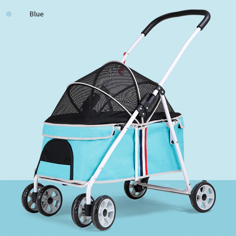 Easy Folding pet supplies manufacturers direct sale Pet Stroller with 4 wheel carts
Easy Folding pet supplies manufacturers direct sale Pet Stroller with 4 wheel carts