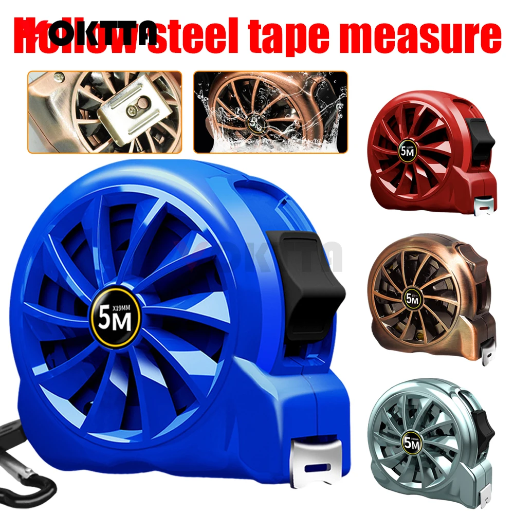 Hollow Waterproof Steel Tape Measures 5-Meter Thick Ruler, High-Precision Box Ruler, Meter Ruler, Stainless Steel Tape Measure
Hollow Waterproof Steel Tape Measures 5-Meter Thick Ruler, High-Precision Box Ruler, Meter Ruler, Stainless Steel Tape Measure