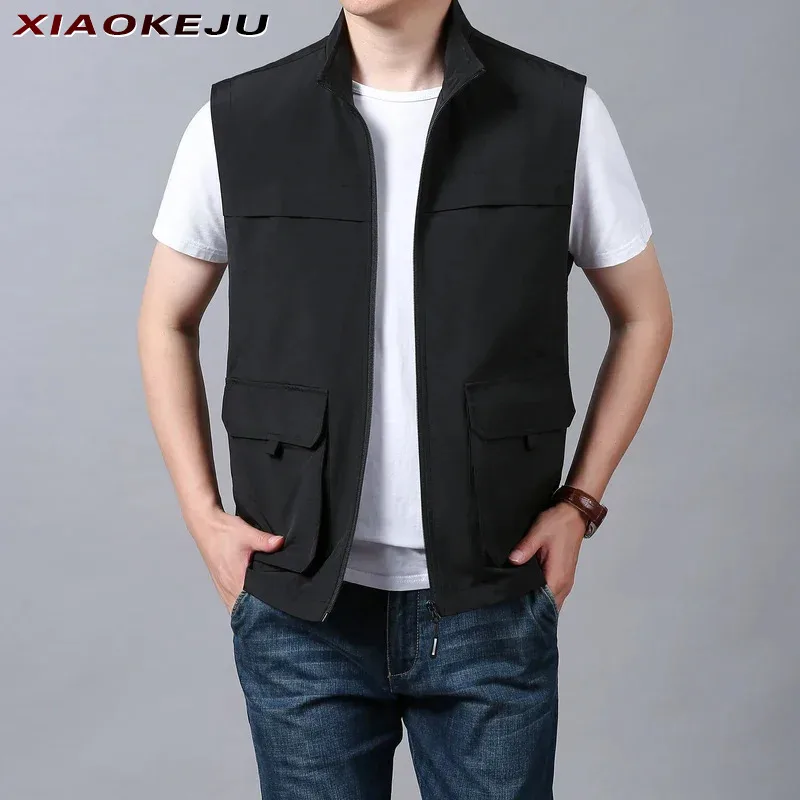 Hunting Embroidered Cardigan Coats Fishing Men Clothing Men's Tactical Multi-pocket Vest for Fashion Sleeveless Jacket Luxury
Hunting Embroidered Cardigan Coats Fishing Men Clothing Men's Tactical Multi-pocket Vest for Fashion Sleeveless Jacket Luxury