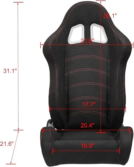 Новые универсальные гоночные сиденья из черной ПВХ-кожи для тюнинга автомобилей, модель 1016
Новые универсальные гоночные сиденья из черной ПВХ-кожи для тюнинга автомобилей, модель 1016