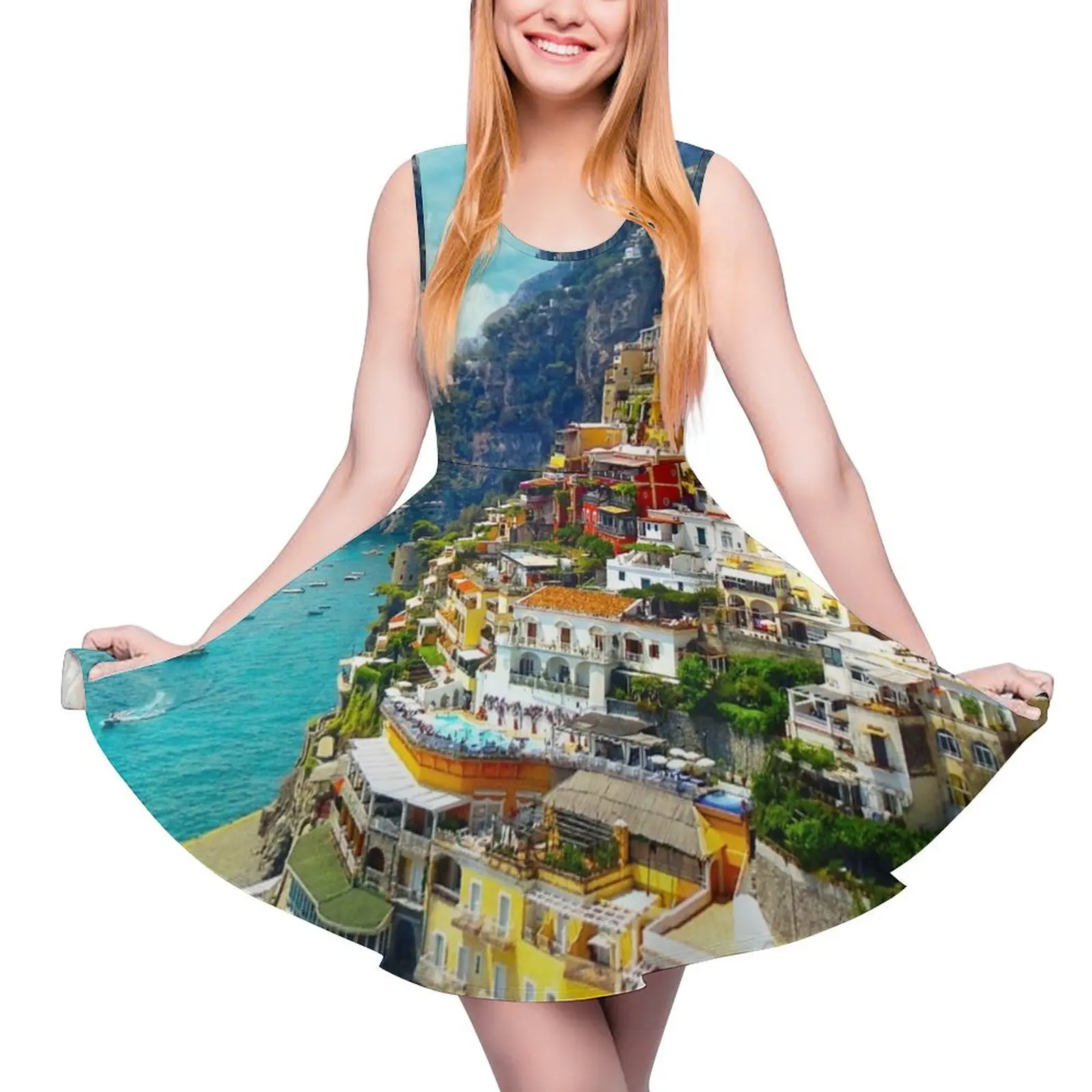 Positano Travel Photography Sleeveless Dress dresses summer woman 2024 women dress
Positano Travel Photography Sleeveless Dress dresses summer woman 2024 women dress