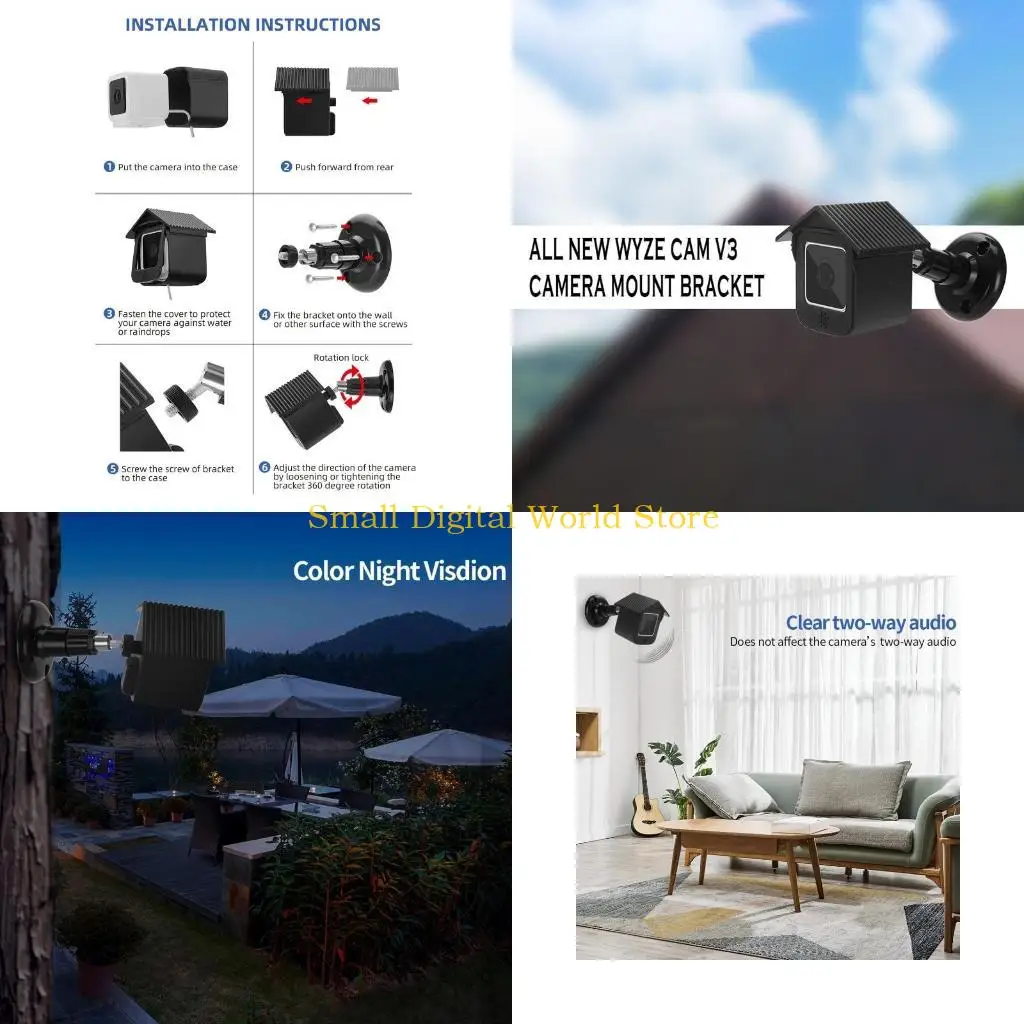 77UB Anti-Scratch for Case For Wyze Camera Skin Cover Wall Mount Bracket Prote
77UB Anti-Scratch for Case For Wyze Camera Skin Cover Wall Mount Bracket Prote