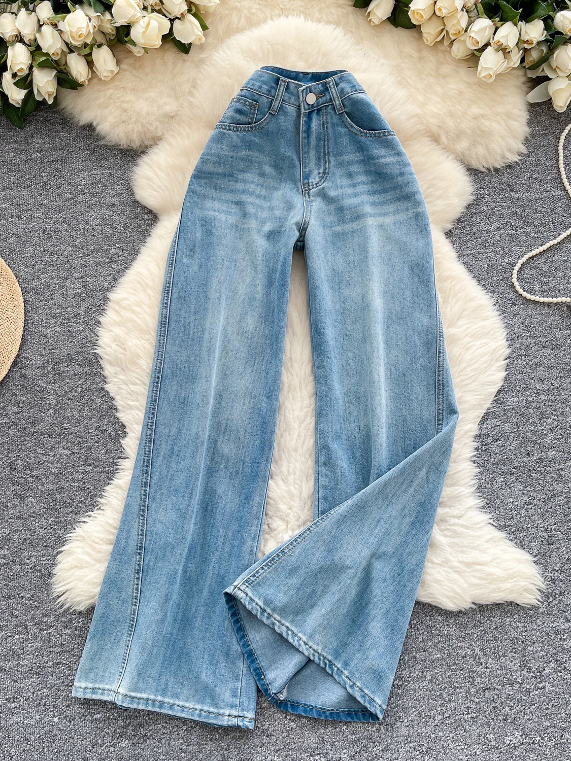 Cool Spicy High Waist Dra Women's Jeans Straight Leg Long Pants Summer Faion Slimming Vintage Ripped Streetwear
Cool Spicy High Waist Dra Women's Jeans Straight Leg Long Pants Summer Faion Slimming Vintage Ripped Streetwear