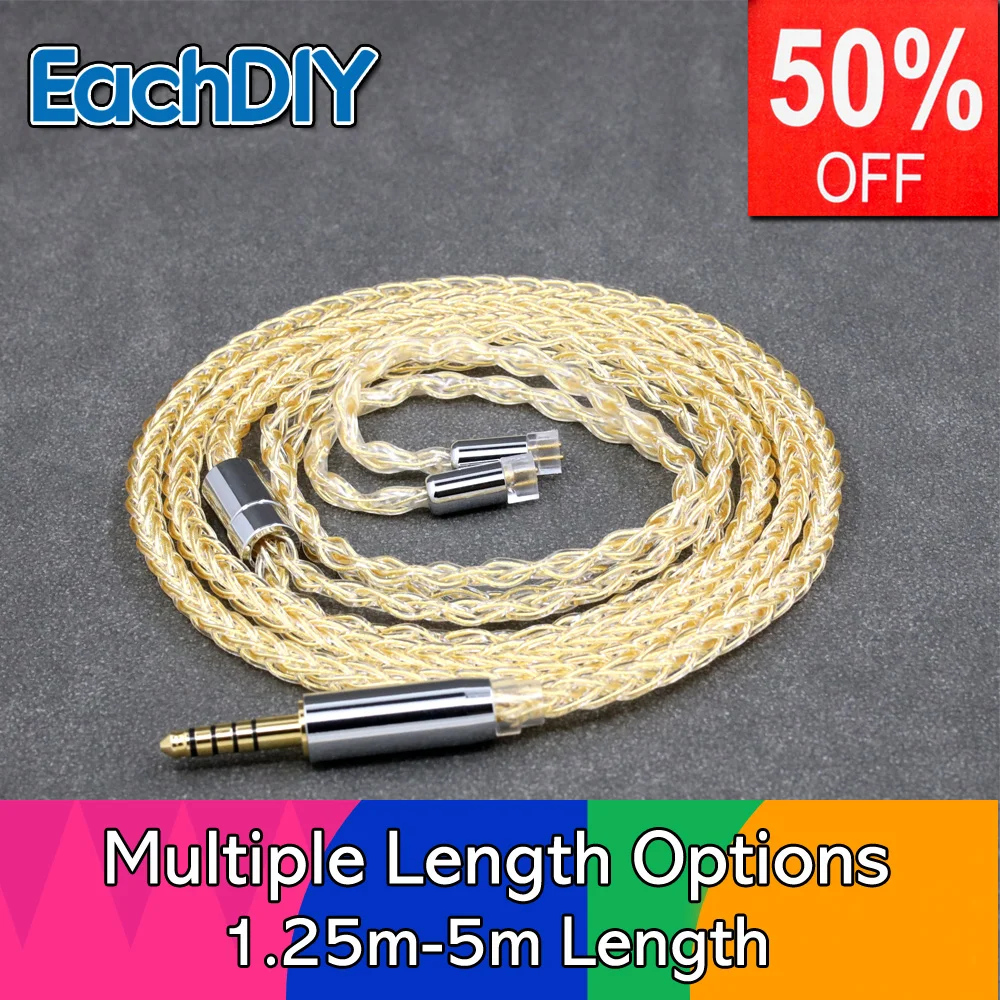 8 Core 99% 7n Pure Silver 24k Gold Plated Earphone Cable For UE11 UE18 pro QDC Gemini Gemini-S Anole V3-C V3-S V6-C LN008421
8 Core 99% 7n Pure Silver 24k Gold Plated Earphone Cable For UE11 UE18 pro QDC Gemini Gemini-S Anole V3-C V3-S V6-C LN008421