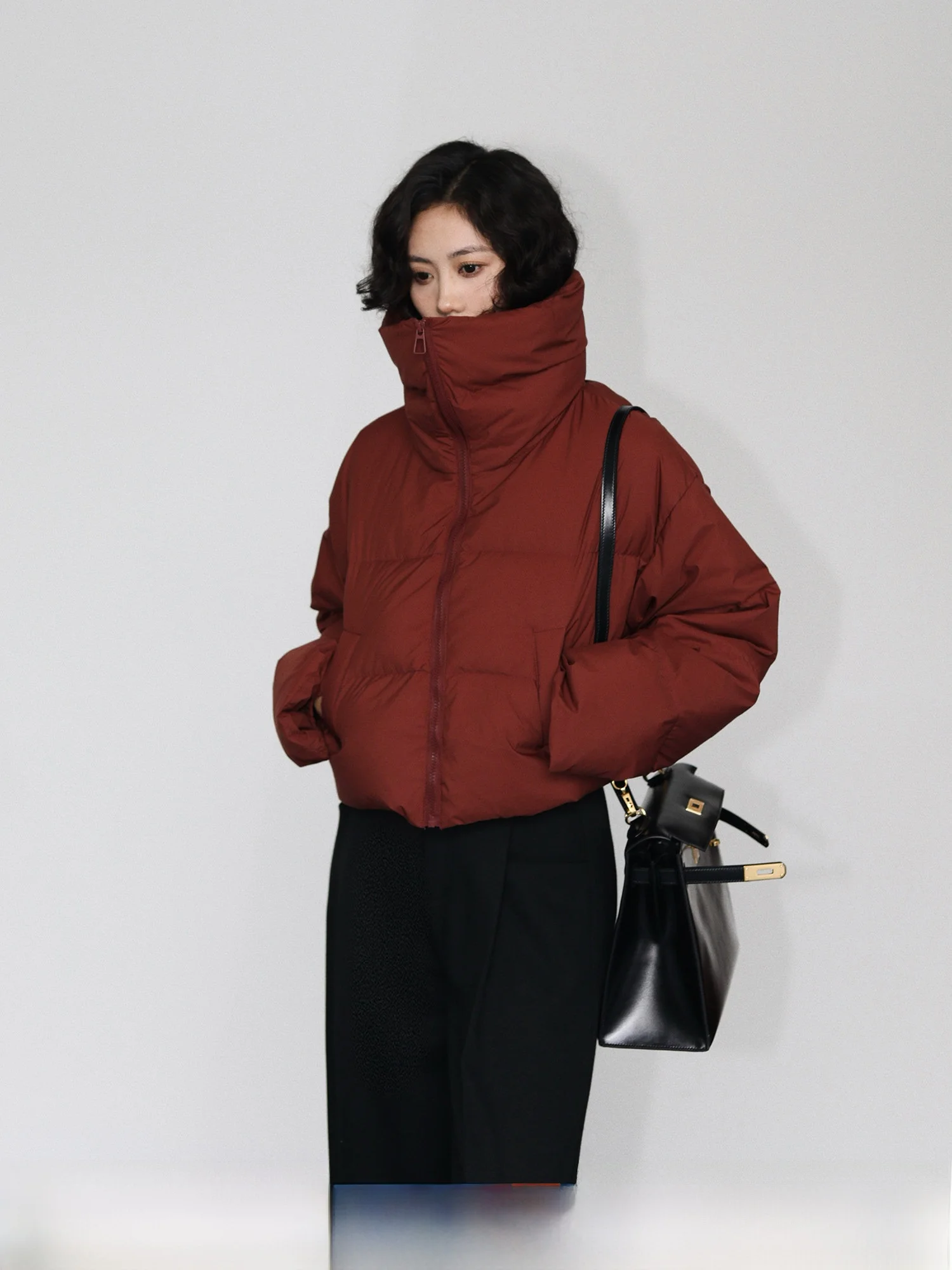 TAIYANG OFFICE Women's High Collar Short down Jacket White Duck Feather Warmth Stylish Commute Style Thickened Winter Release
TAIYANG OFFICE Women's High Collar Short down Jacket White Duck Feather Warmth Stylish Commute Style Thickened Winter Release