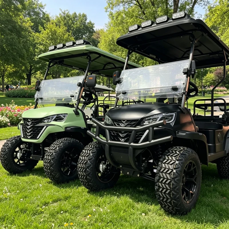 Hot-Selling High-Performance 72V Low-Speed Electric Golf Cart 2+2 Seats 4000W Motor Suitable For Ranch And Farm Hunting
Hot-Selling High-Performance 72V Low-Speed Electric Golf Cart 2+2 Seats 4000W Motor Suitable For Ranch And Farm Hunting