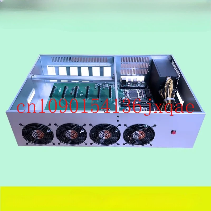 X99 dual-channel server 6 card in-line 7.0 pitch main board hashing power solution platform host box
X99 dual-channel server 6 card in-line 7.0 pitch main board hashing power solution platform host box