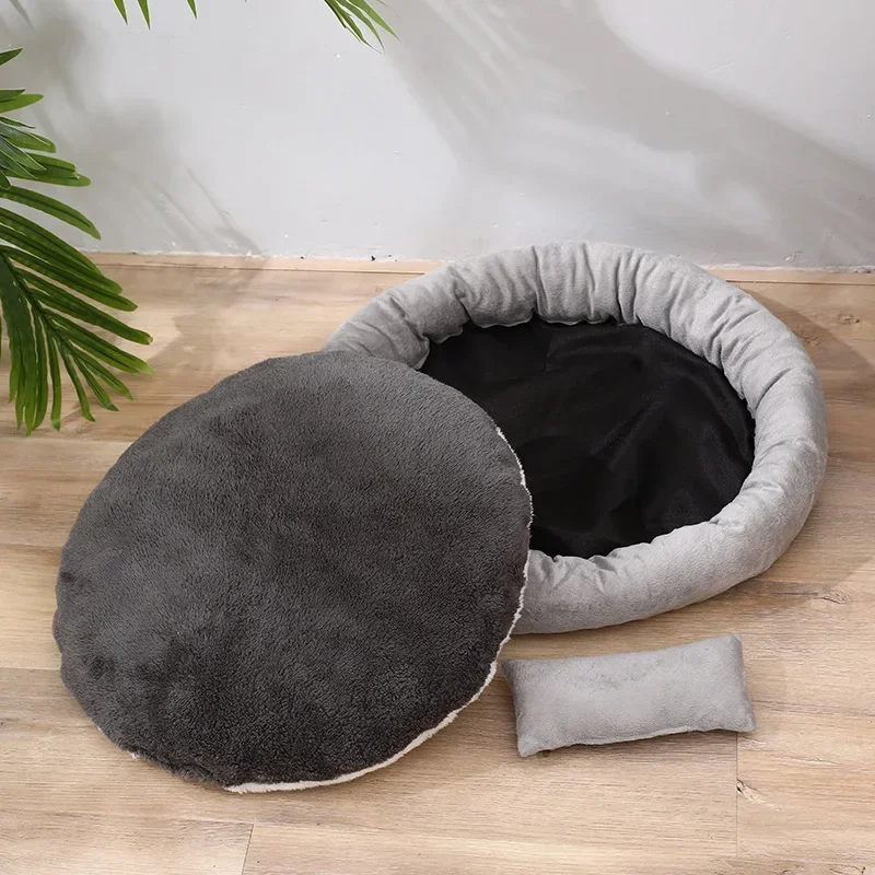 Cat Bed Pet Nest Winter Warm Small Dog Calming Bed with Pillow Soft Plush Pet Sleeping Mat Thicken Nest Dog Mattress Dog Bed
Cat Bed Pet Nest Winter Warm Small Dog Calming Bed with Pillow Soft Plush Pet Sleeping Mat Thicken Nest Dog Mattress Dog Bed